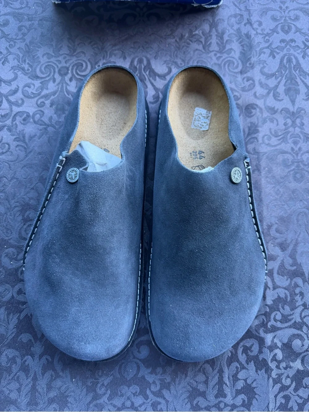Birkenstock Zermatt Premium Midnight Suede Clogs Men 11 EU 44 Regular